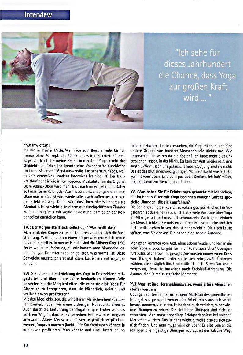 Interview 2009 Sigmund Feuerabendt